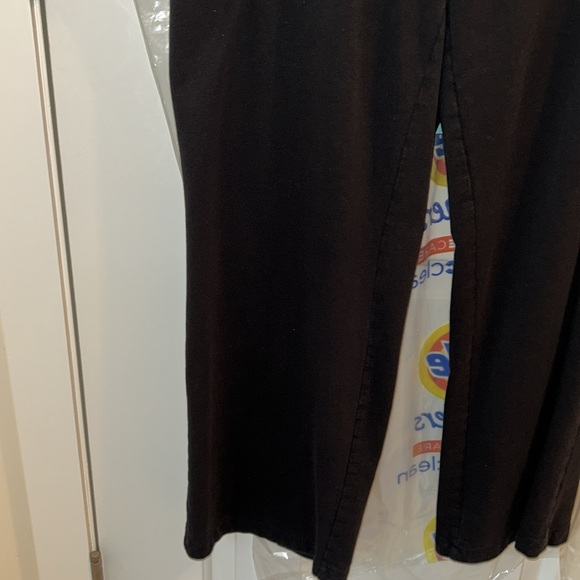 100% Cotton Black pants. Wide leg and soft. GUC - Picture 2 of 6
